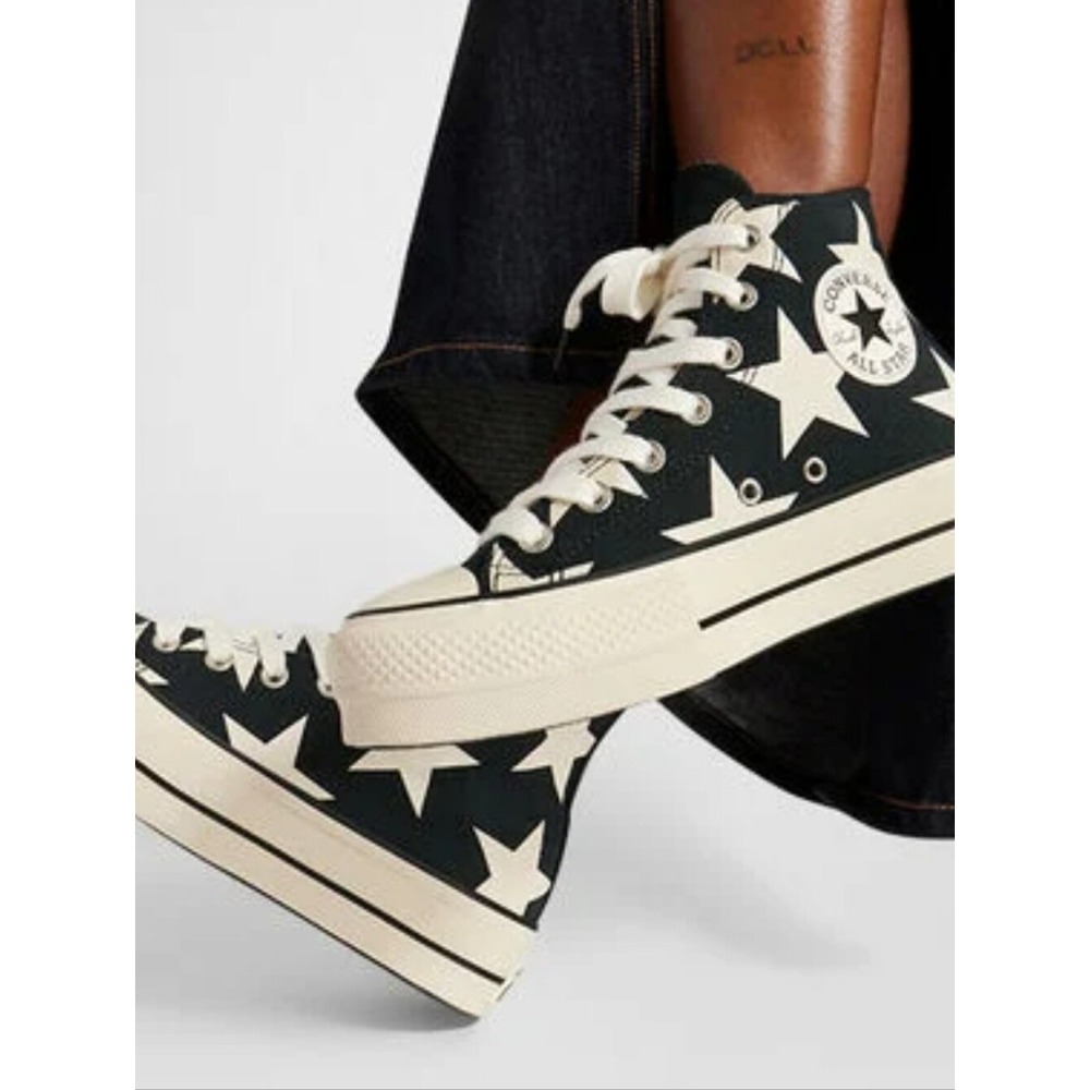 Converse Chuck Taylor All Star Lift Large Stars Sneakers - Picture 8 of 16